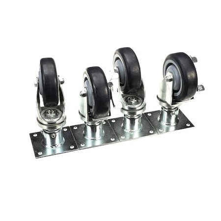 Vulcan Hart Plate Mount Caster Kit 4 Casters 00-421893-000G1